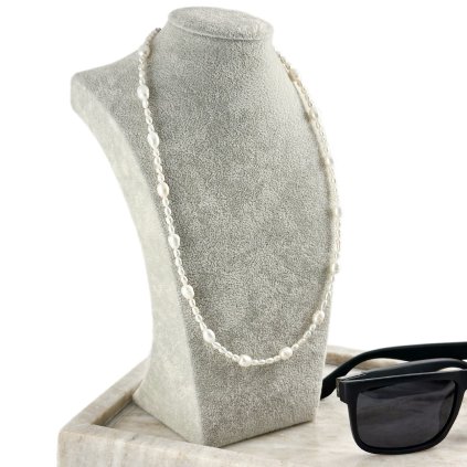 Pánský náhrdelník z pravých perel Antonio