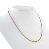 Zlatý řetízek z chirurgické oceli 2,4x0,5mm