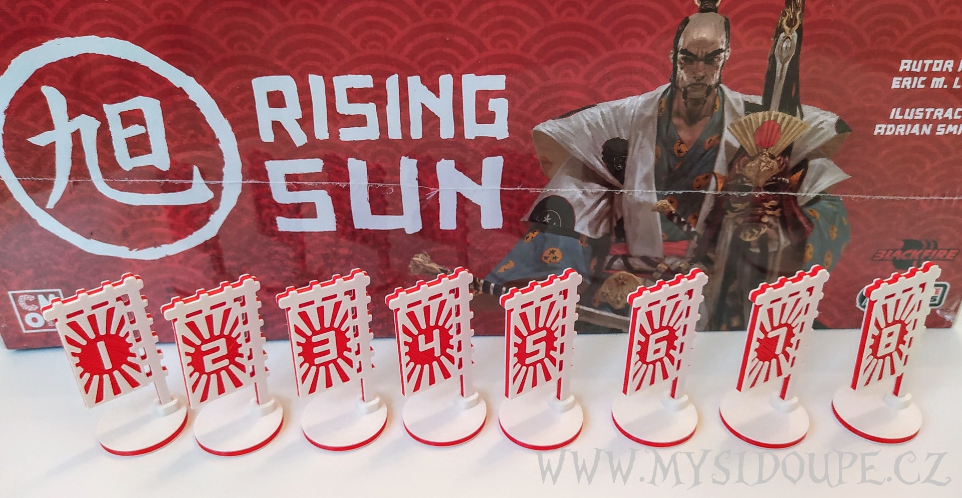 Rising sun - 3D vlajky
