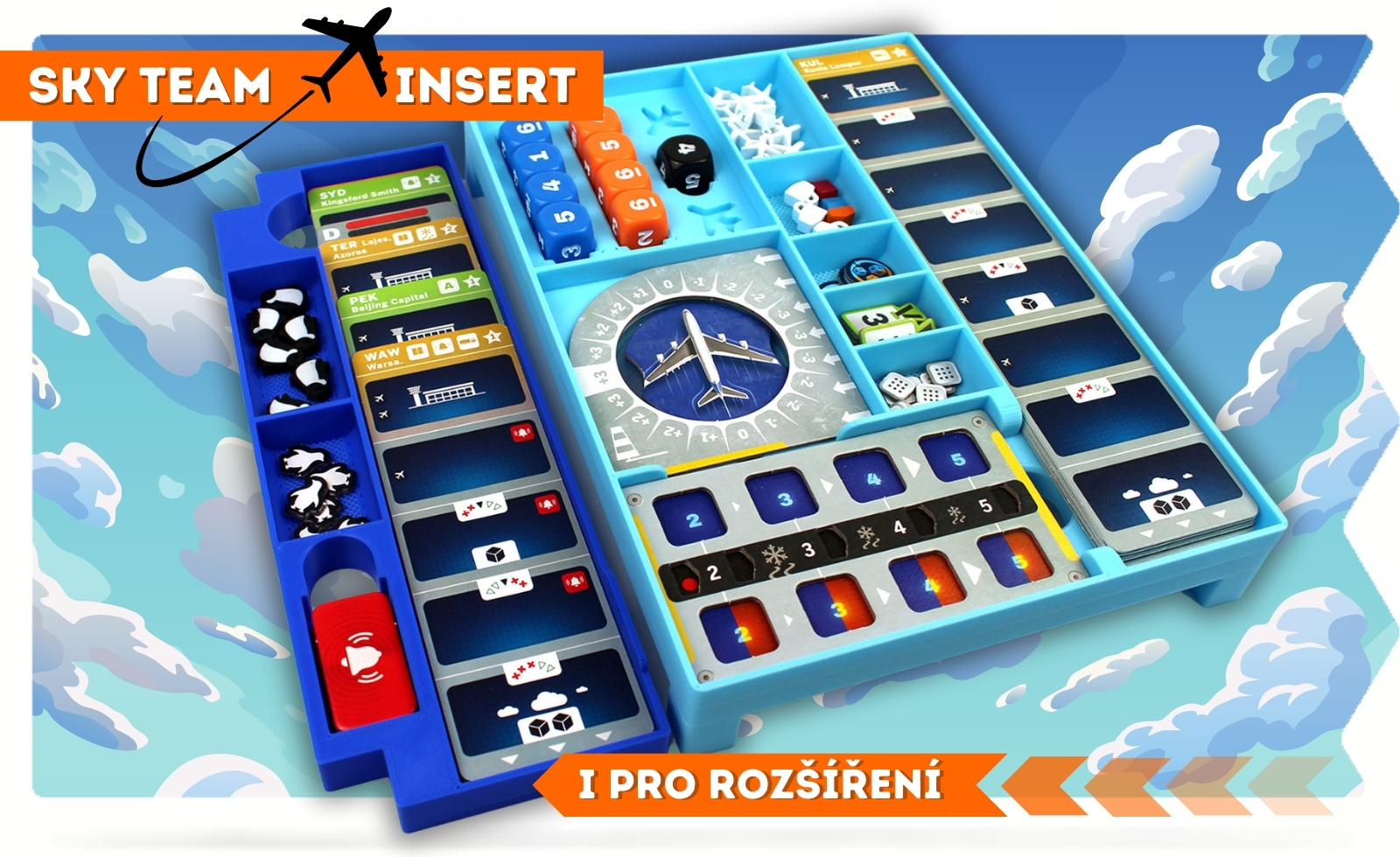 Sky Team insert / tlačítka / držák / Turbulence