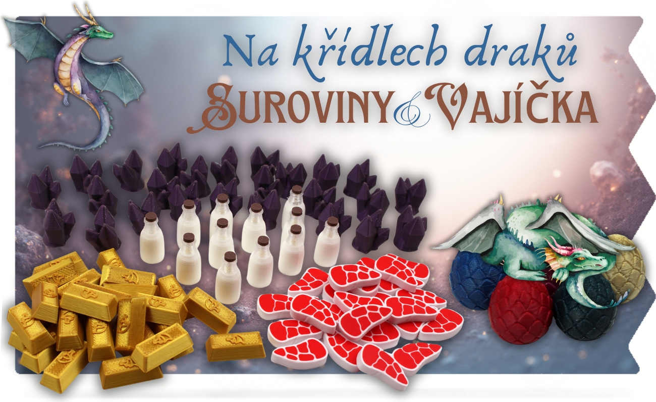 Na křídlech Draků suroviny