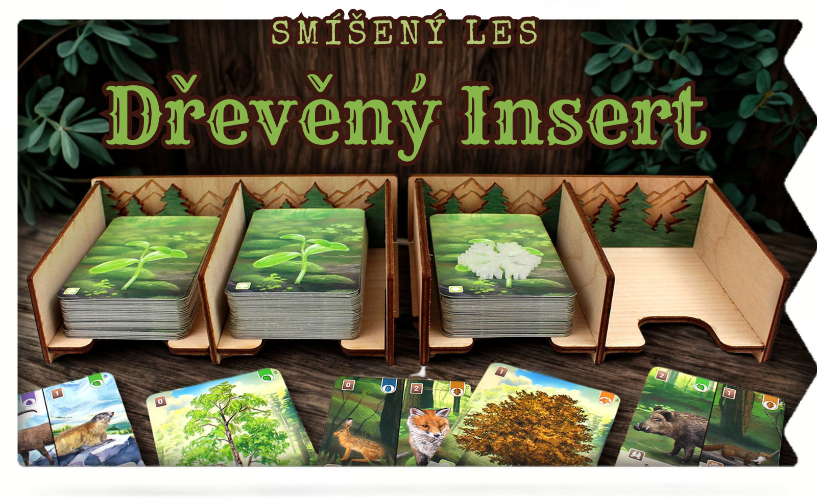 smíšený les insert