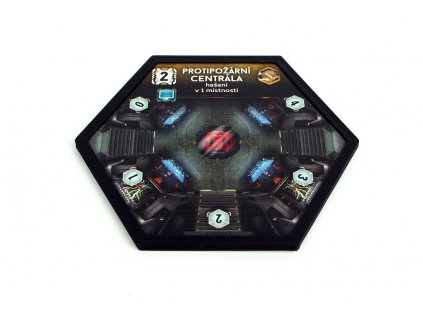 Nemesis / Nemesis Lockdown - Kryty na destičky místností (Varianta Základní hra)