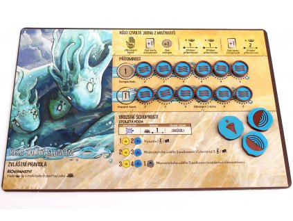 Duchové ostrova - Žetony přítomnosti (Varianta Žetony hráče - zelená)