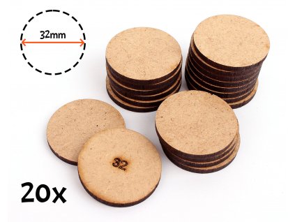 Base podstavce kulate 32mm 01