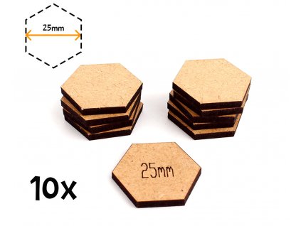 2235 2235 podstavce hexove 25mm