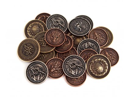 Dračí mince Deluxe  Herní kovové mince