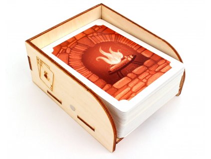 2472 2472 poradac na karty dreveny velky