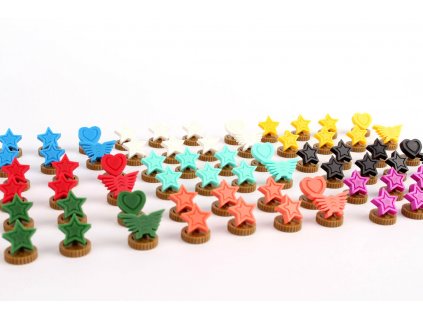 Scythe - Žetony moci, popularity a hvězd (Scythe - varianty Základní hra (5 frakcí))