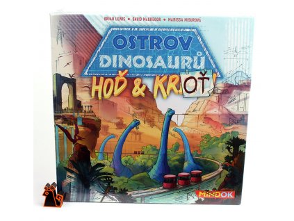 Ostrov dinosaurů: Hoď a kroť!  Desková hra