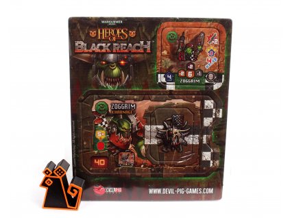 Warhammer 40K Heroes of Black Reach - Zoggrim the Kharnager  Desková hra - rozšíření