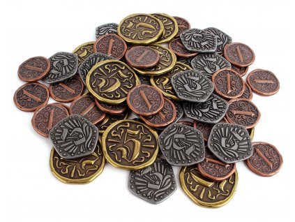 Dublony - Kovové mince  Herní kovové mince