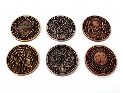 Elfské mince Deluxe  Herní kovové mince