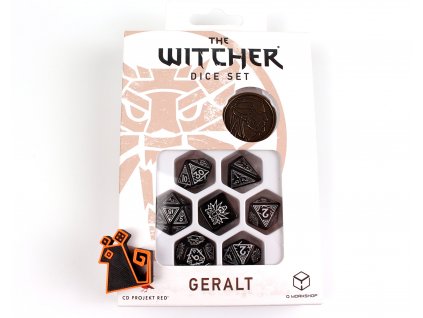 Geralt dice set Silver sword 01