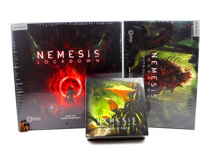 Nemesis: Lockdown + Chytridi + Žetony  Desková hra - rozšíření