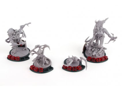 Nemesis - Počítadla životů vetřelců (varianta i pro rozšíření) (Barva Metalická zelená, Varianta Rozšíření Karnomorfové a Psychonauti)