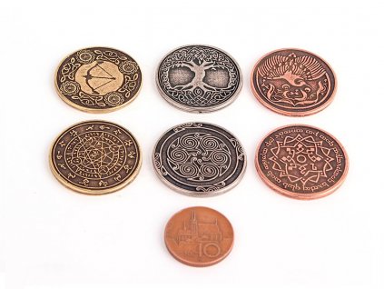 Elfské mince  Herní kovové mince
