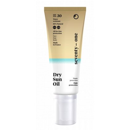 5284 seventyone percent suchy opalovaci olej spf30