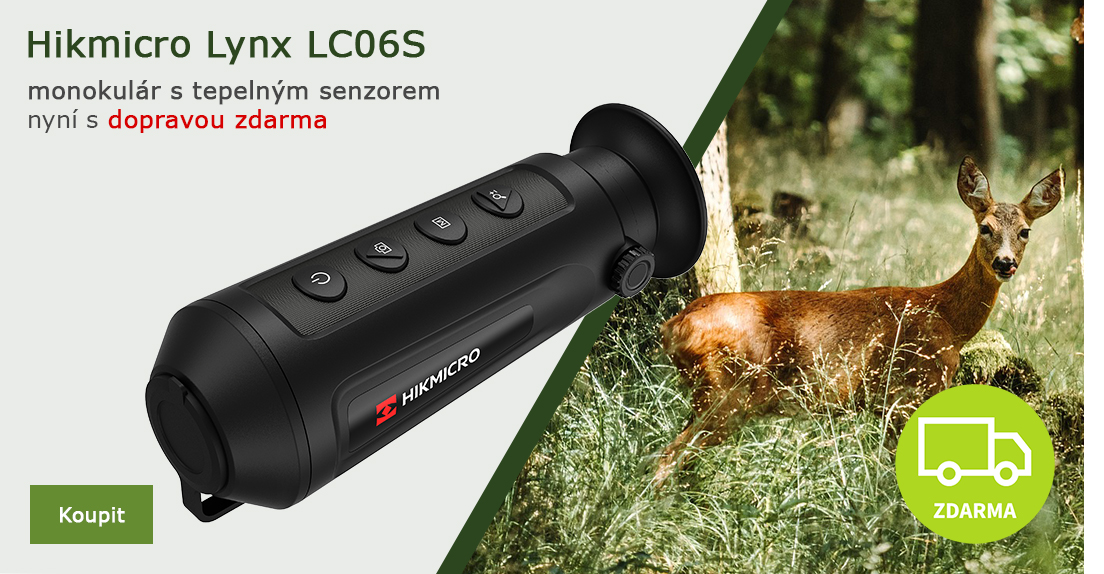 Monokulár s tepelným senzorem nyní s dopravou zdarma