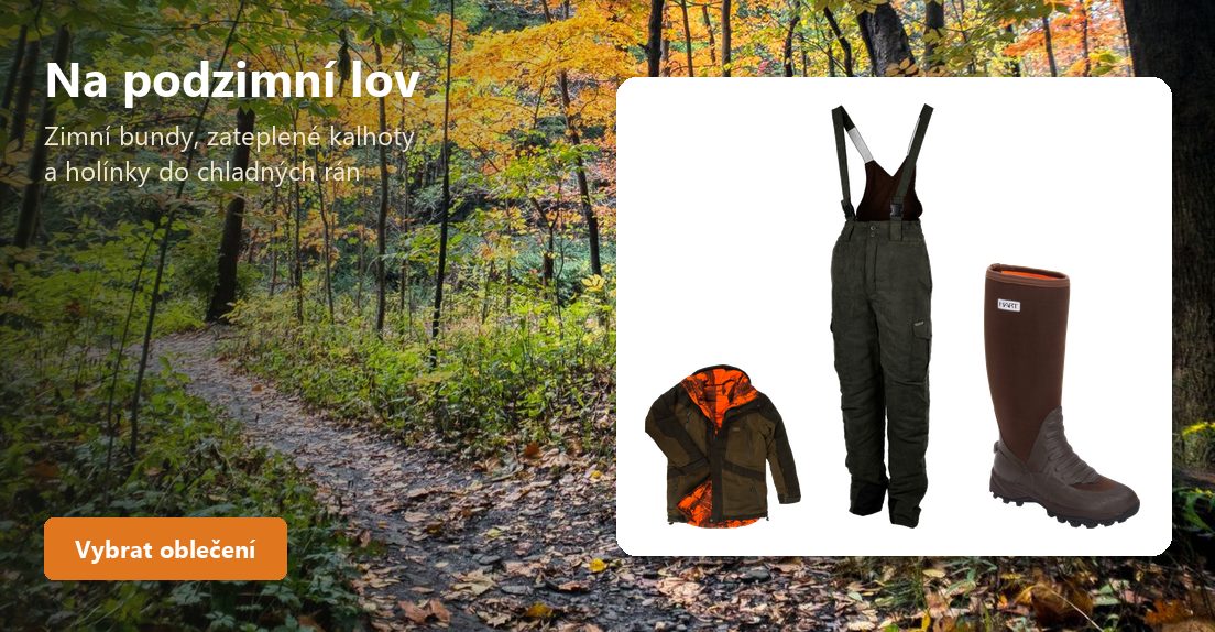 Oblečení na podzimní lov – bundy, zateplené kalhoty, holínky
