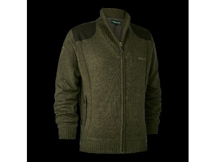 Kardigan Deerhunter Carlisle Knit Cardigan se stojáčkem (Barva Cypress, Velikost 2XL)