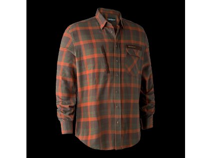 Lovecká košile Deerhunter Ethan (Barva Orange Check, Velikost 39/40)