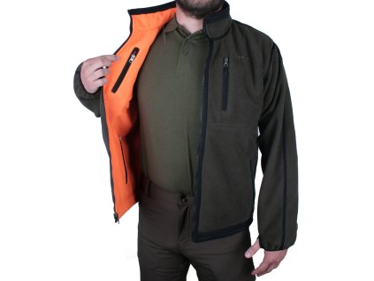 afars k2 fleece oboustranna lovecka bunda