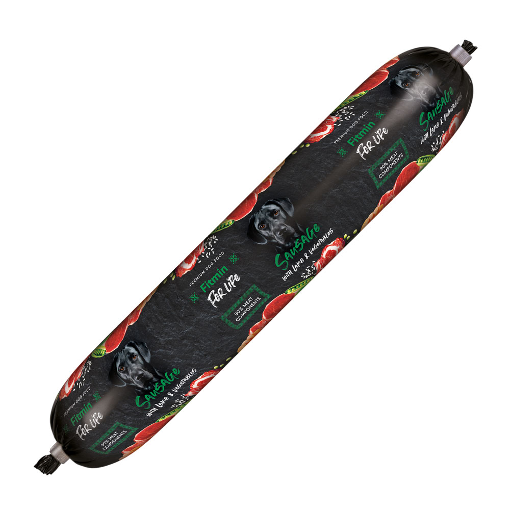 Fitmin For Life Jehněčí salám se zeleninou pro psy 900 g