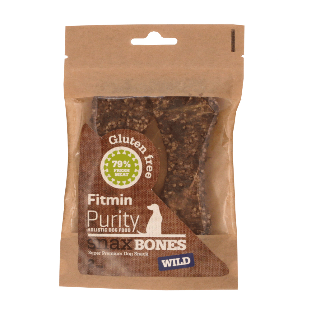 Fitmin Purity Snax Bones Zvěřinová pochoutka pro psy 2 ks Hmotnost:0.056 kg