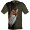 Liška - myslivecké tričko (Velikost XXL)