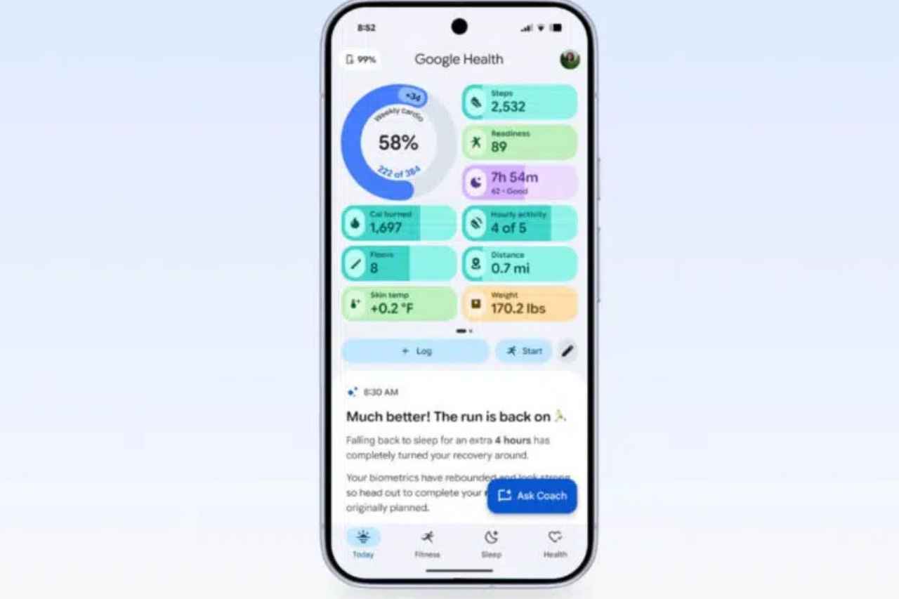 Google Health 5.02 vylepšuje spánek, výživu i přehled zdravotních dat