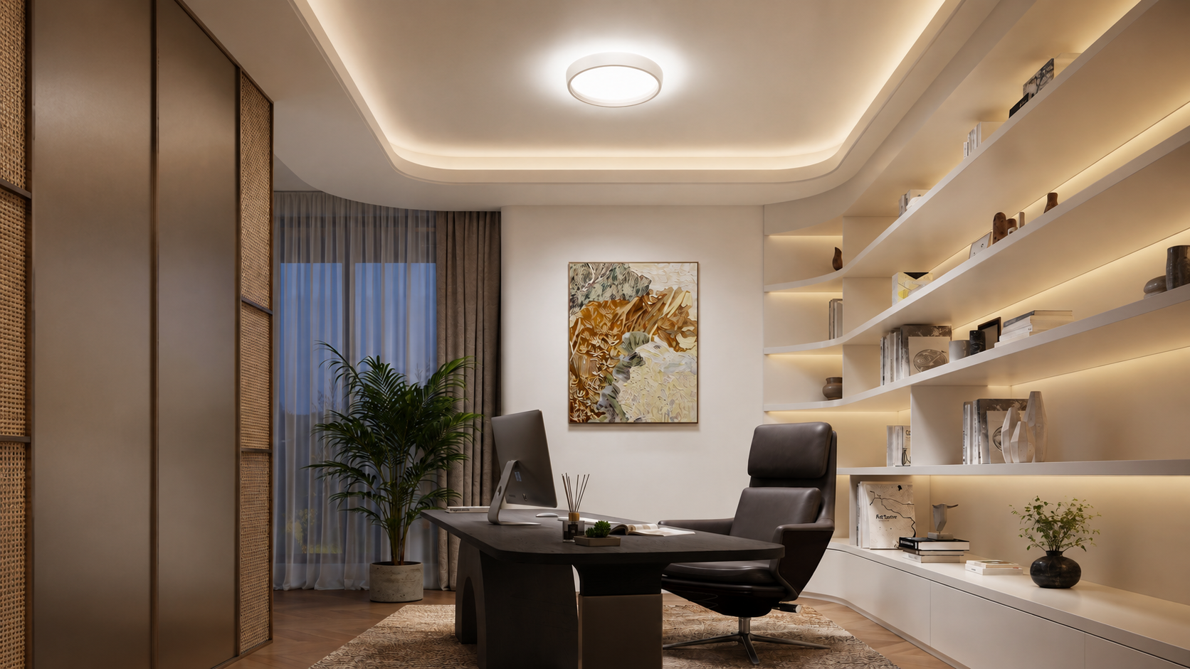 Govee Sky Ceiling Light simuluje denní oblohu a podporuje Matter