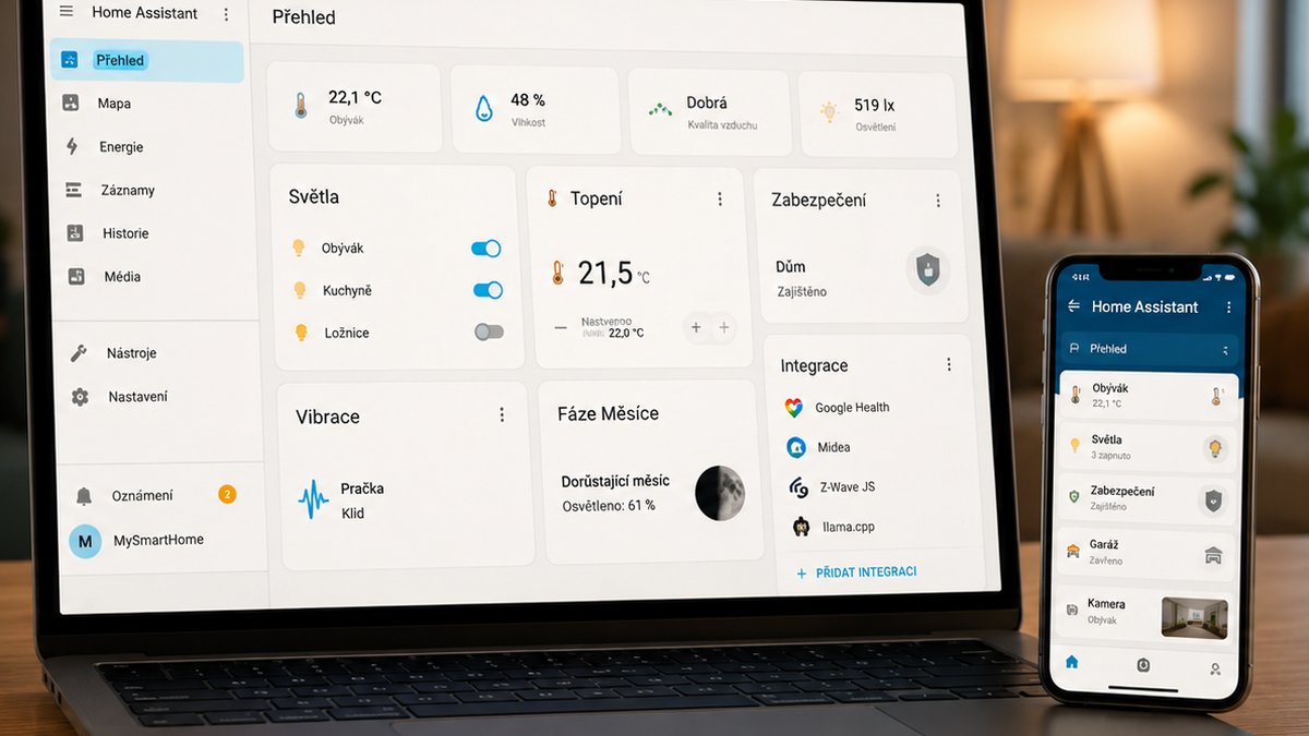 Home Assistant 2026.8 zjednodušuje ovládání chytré domácnosti