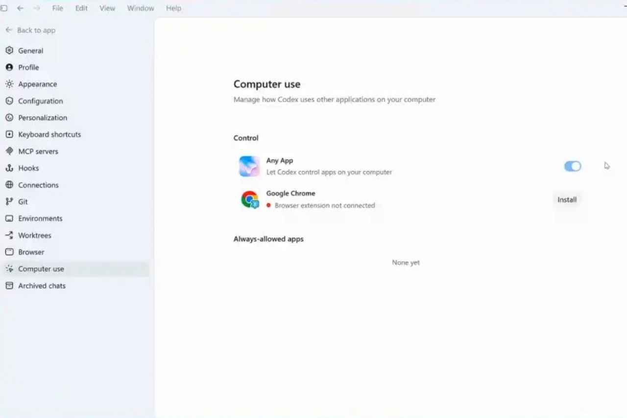 OpenAI Codex nově ovládá aplikace i ve Windows 11
