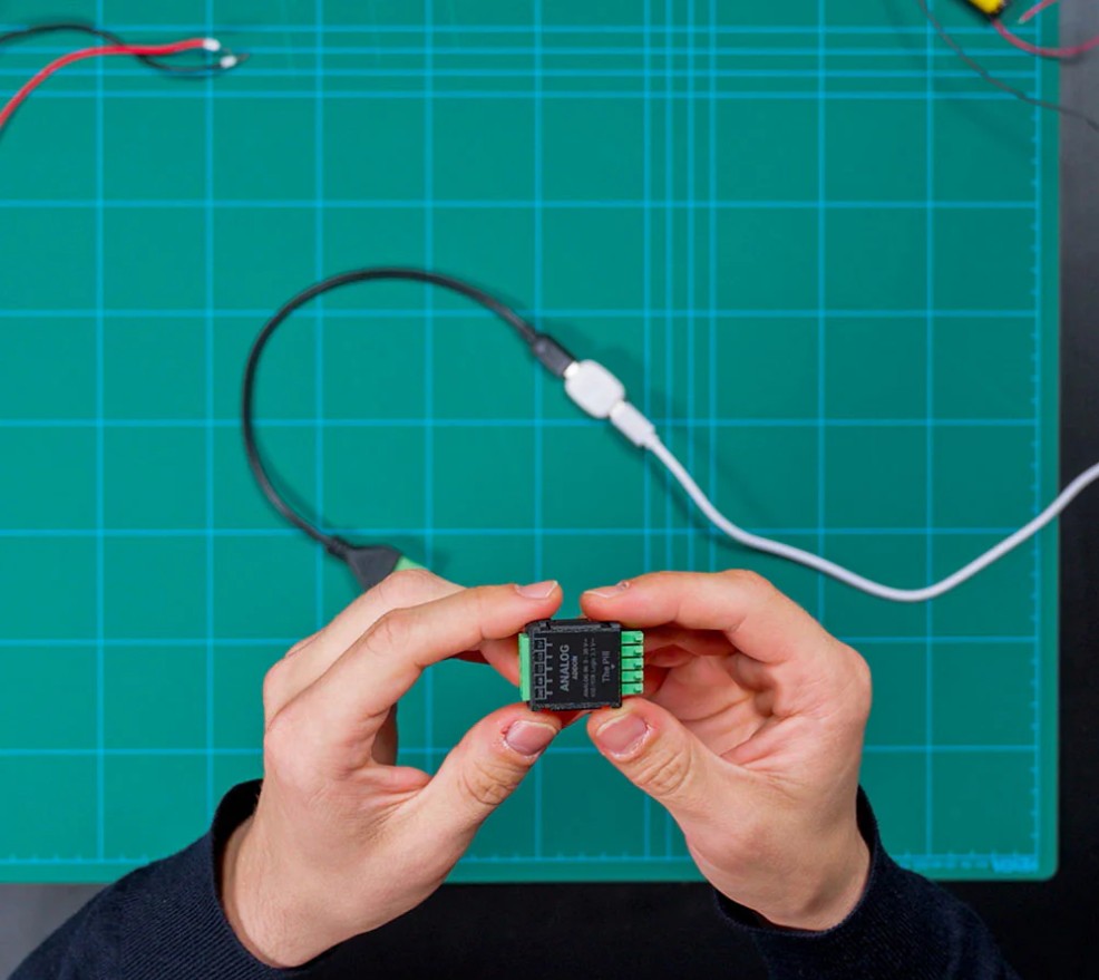 Ukázka konfigurace Shelly Analog 0–30 V Add-on při připojení externího senzoru