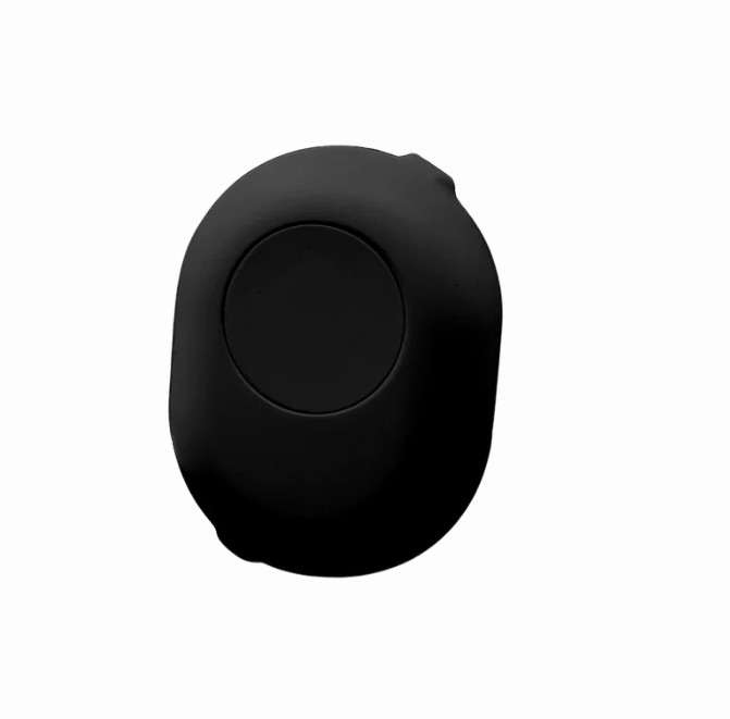 Shelly Button Add-on černý pro ovládání chytrých spínačů a stmívačů Shelly bez nutnosti instalace do zdi
