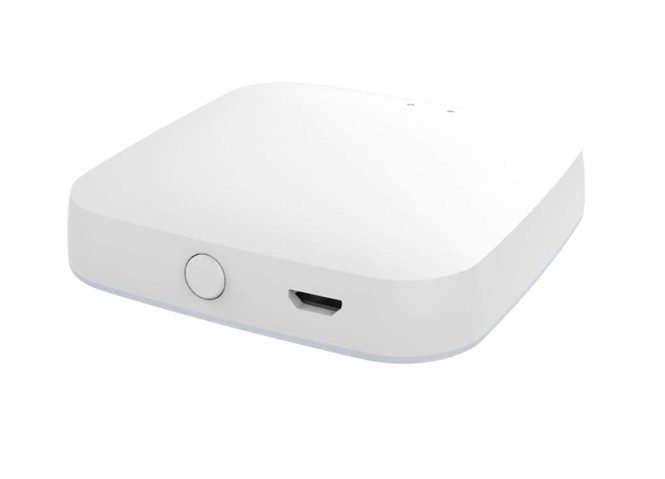Bílá centrální jednotka Moes Zigbee Hub