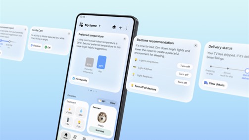 Samsung SmartThings Now s personalizovanými kartami chytré domácnosti