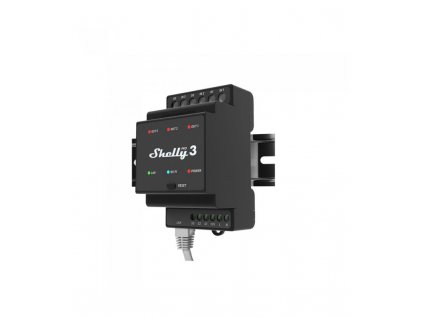Shelly Pro 3 - spínací modul 3x 16A (LAN, WiFi, Bluetooth)