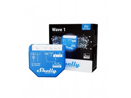 Shelly Qubino Wave 1 - spínací modul 1x 16A (Z-Wave)