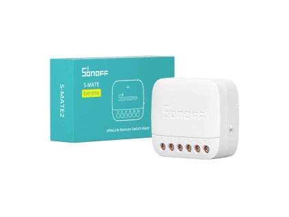 Chytrý přepínač Wi-Fi Sonoff S-MATE2 (bez neutrálu)