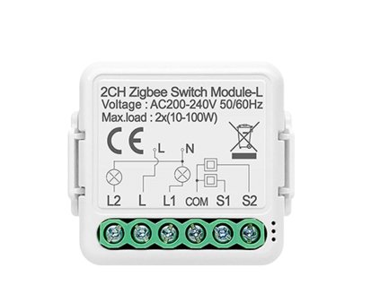 Modul chytrého spínače ZigBee Avatto N-LZWSM01-2 TUYA