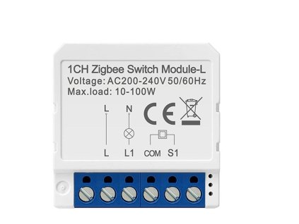 Chytrý spínací modul ZigBee Avatto LZWSM16-W1 Bez neutrálu TUYA