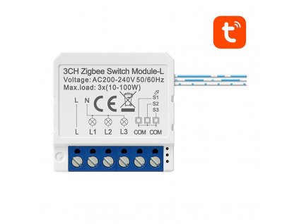 Modul chytrého spínače ZigBee Avatto LZWSM16-W3 Bez neutrálu TUYA