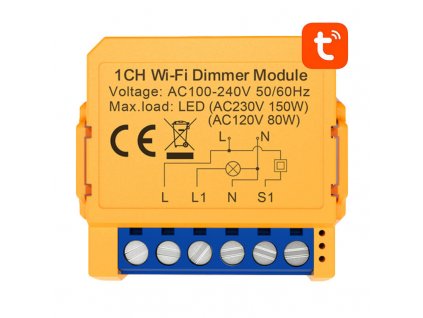 Chytrý zásuvkový vypínač WiFi Avatto DMS16-2 TUYA