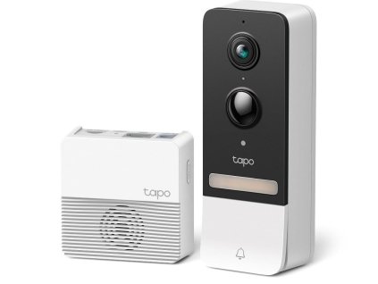 TP-Link Tapo D230S1 Chytrý video zvonek Tapo T230S1 1xTapo D230, 1xTapo H200 (5MP, 2K, WiFi, IR 8m, 1xGbE, microSD)