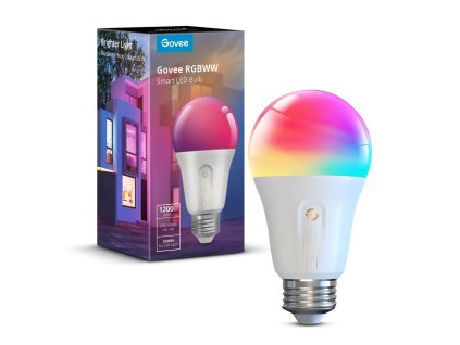 Govee Smart žárovka RGBWW 12W-85W 1200lm E27 Long Life