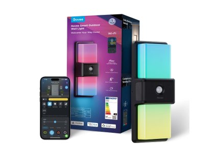 Govee RGBICWW Smart venkovní nástěnné světlo 1200lm Matter