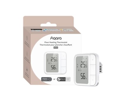 aqara floor heating thermostat w500 ut a01d zigbee a thread termostat pro podlahove topeni