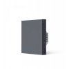 Zigbee vypínač s relé - AQARA Smart Wall Switch H1 EU (No Neutral, Single Rocker) (WS-EUK01-G) - Šedá